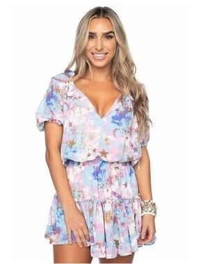 Buddylove boutique cloud 9 celestial mini dress S